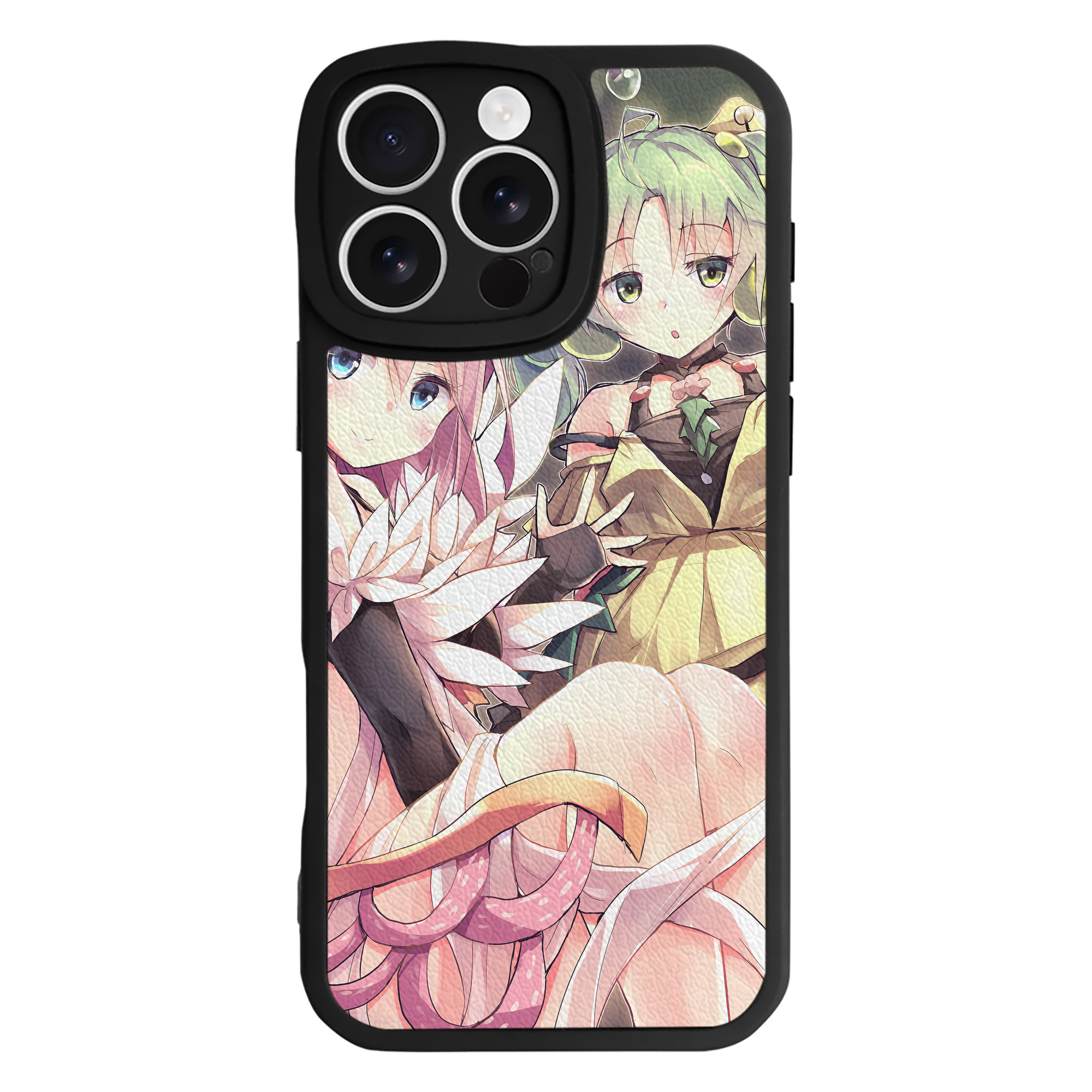 （画像用） 遊☆戯☆王 Yu-Gi-Oh! 【iPhone 16シリーズ対応】シリコンスマホケース（レザー調） 材質：シリコン